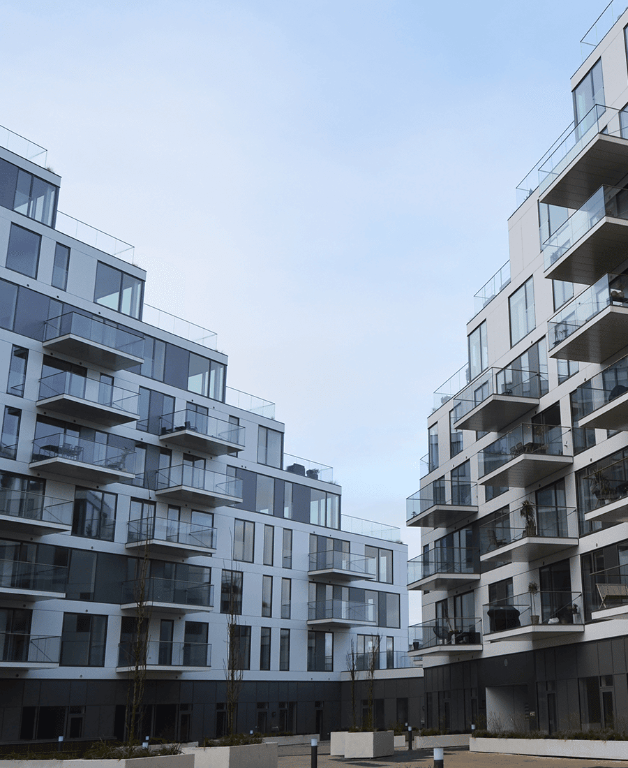 Nye lejligheder i z huset på Aarhus ø med gulvvarme